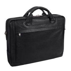 Skórzana torba na laptopa 15,4" czarna Mcklein Bronzeville 15485M. Czarne torby na laptopa damskie MCKLEIN, bez wzorów, ze skóry. Za 849.99 zł.