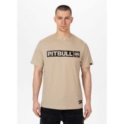 Koszulka sportowa męska Pitbull West Coast T-S Hilltop 170. Brązowe t-shirty sportowe męskie PITBULL, m, bez ramiączek. Za 89.00 zł.