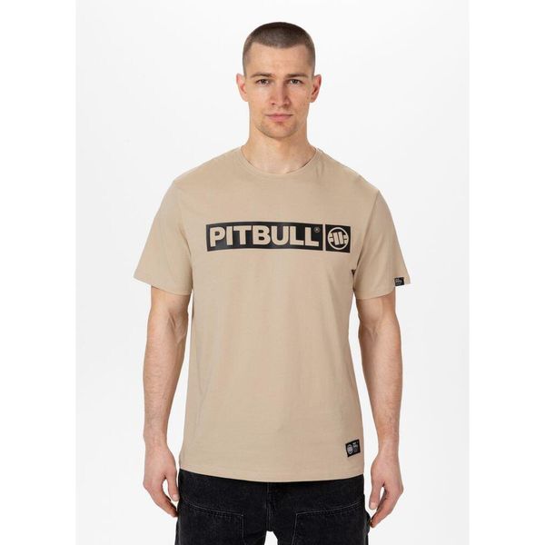 Koszulka sportowa męska Pitbull West Coast T-S Hilltop 170. Brązowe t-shirty sportowe męskie PITBULL, m, bez ramiączek. Za 89.00 zł.