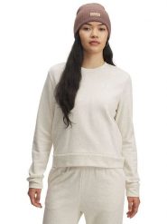 Under Armour Bluza "Rival Terry" w kolorze kremowym rozmiar: S. Brązowe bluzy bez kaptura damskie Under Armour, s. Za 108.74 zł.