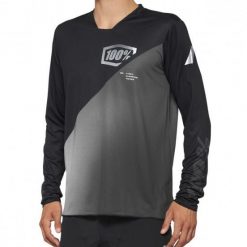 Koszulka rowerowa męska 100% R-Core X LS. Czarne t-shirty sportowe męskie 100%, m, bez ramiączek, rowerowe. Za 219.99 zł.