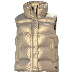 Damska kurtka bez rękawów Helly Hansen Jade. Brązowe kurtki damskie Helly Hansen, na zimę, bez wzorów, z puchu, bez kaptura. W wyprzedaży za 435.60 zł.