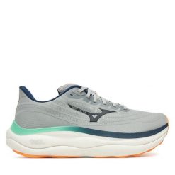 Buty do biegania Mizuno. Szare obuwie do biegania damskie Mizuno, mizuno wave. Za 559.99 zł.