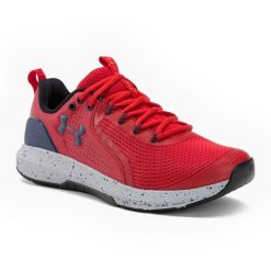 Buty treningowe męskie Under Armour Charged Commit Tr 3. Czerwone buty fitness męskie Under Armour, na fitness i siłownię. Za 365.90 zł.