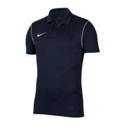 Męska Koszulka Polo Park 20 DriFIT. Niebieskie koszulki polo męskie Nike, m, bez wzorów, bez ramiączek. Za 138.99 zł.
