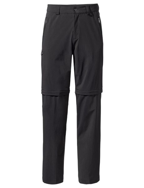 Spodnie turystyczne Vaude Farley Stretch ZO Pants II. Czarne szorty męskie Vaude, bez wzorów, z elastanu. Za 519.19 zł.