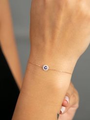 Heliophilia Srebrna bransoletka z elementem ozdobnym rozmiar: onesize. Szare bransoletki damskie Heliophilia, srebrne. Za 52.67 zł.