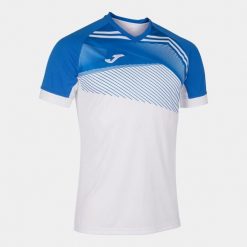 Koszulka do piłki nożnej męska Supernova II. Białe t-shirty sportowe męskie Joma, m, z poliesteru, bez ramiączek, do piłki nożnej. Za 97.00 zł.