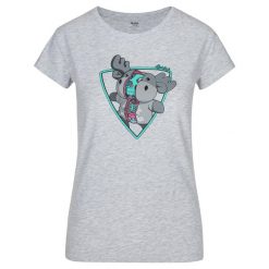 Damski bawełniany t-shirt Kilpi ALBION-W. Białe bluzki damskie Kilpi, xs, bez wzorów, z bawełny, bez kołnierzyka. Za 75.03 zł.