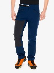 Spodnie softshell Ortovox Brenta Pants. Niebieskie spodnie materiałowe męskie ORTOVOX, bez wzorów, z softshellu, z podwyższonym stanem. Za 626.99 zł.