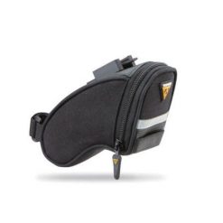 Torba na siodło Topeak Aero Wedge Pack QuickClick-Micro. Czarne torebki klasyczne damskie Topeak, bez wzorów, z materiału, bez dodatków. Za 104.15 zł.
