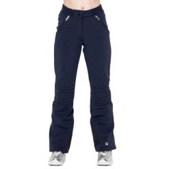 Spodnie damskie Fila Saku. Niebieskie spodnie materiałowe damskie Fila, bez wzorów, z elastanu. Za 335.00 zł.
