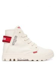 Palladium Trapery Pampa Hi Dare Ii 79514-180-M Biały. Białe buty zimowe męskie Palladium, z materiału, bez zapięcia. Za 389.99 zł.