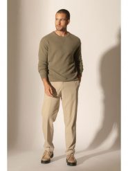 Perfect Cashmere Kaszmirowy sweter w kolorze khaki rozmiar: XL. Brązowe swetry męskie Perfect Cashmere, xl, bez wzorów, z kaszmiru, bez kołnierzyka. Za 545.19 zł.