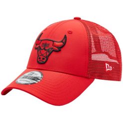 Męska czapka z daszkiem New Era 9FORTY Chicago Bulls NBA Home Field Cap. Czerwone czapki męskie New Era, bez wzorów, z materiału, sportowe. Za 162.70 zł.
