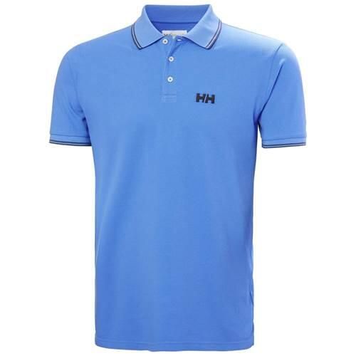 Koszulka sportowa męska Helly Hansen Genova. Niebieskie t-shirty sportowe męskie Helly Hansen, l, z bawełny, bez ramiączek. Za 419.00 zł.