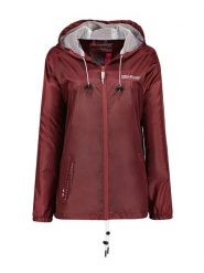 Geographical Norway Kurtka przejściowa "Boat" w kolorze bordowym rozmiar: M. Czerwone kurtki damskie Geographical Norway, m, bez wzorów, bez kaptura. Za 96.60 zł.