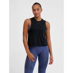 Damski tank top Hummel Vanja Muscle. Czarne topy damskie HUMMEL, bez wzorów, bez kołnierzyka. Za 147.00 zł.