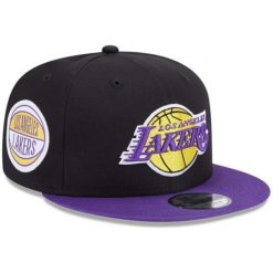 Czapka z daszkiem New Era 9FIFTY Los Angeles Lakers Contrst 60364386 M - L. Czarne czapki męskie New Era, bez wzorów. Za 169.00 zł.