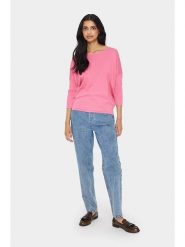 SAINT TROPEZ Sweter w kolorze różowym rozmiar: M. Różowe swetry klasyczne damskie Saint Tropez, m, bez kołnierzyka. Za 95.69 zł.