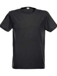 Clique T-shirt Stretch męski z elastycznej bawełny – black. Czarne t-shirty męskie CLIQUE, m, bez wzorów, z bawełny, bez kołnierzyka. Za 111.11 zł.
