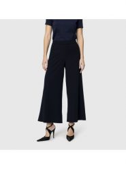 MAC Spodnie culottes - Coralie Kobiety Sztuczne włókno niebieski, 44. Niebieskie spodnie materiałowe damskie MAC, bez wzorów, z włókna. Za 499.95 zł.