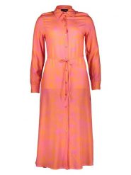 Miss goodlife Sukienka "Pink Jungle" w kolorze koralowo-jasnoróżowym rozmiar: XS. Czerwone sukienki damskie miss goodlife, na co dzień, xs, bez wzorów, z wiskozy, bez kołnierzyka, bez ramiączek, maxi, proste. Za 195.99 zł.