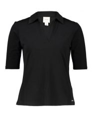 Calvin Klein Koszulka polo w kolorze czarnym rozmiar: M. Czarne bluzki damskie CALVIN KLEIN, m, bez wzorów, bez kołnierzyka, bez ramiączek. Za 173.99 zł.