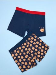 Bokserki 2 pack - wielobarwny. Bokserki męskie Sinsay, bez wzorów, z bawełny. W wyprzedaży za 12.99 zł.