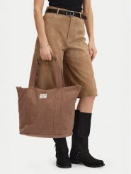 Guess Jeans Torebka CWBEO-GUESS-B-016-09 Brązowy. Brązowe torebki klasyczne damskie Guess Jeans, z aplikacjami, z jeansu, bez dodatków. Za 199.99 zł.