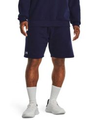 Under Armour Szorty dresowe "Rival" w kolorze granatowym rozmiar: L. Niebieskie szorty męskie Under Armour, bez wzorów, z dresówki. Za 96.60 zł.
