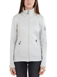 Sweter polarowy damski Fundango Antila Fleece. Białe golfy damskie Fundango, m, bez wzorów, z materiału, bez ramiączek. Za 179.00 zł.