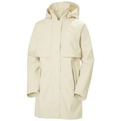 Kurtka przeciwdeszczowa damska Helly Hansen Lilja Rain. Białe kurtki przeciwdeszczowe damskie Helly Hansen, na lato, m, bez kaptura. Za 923.50 zł.