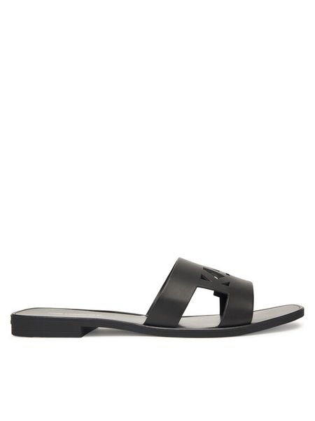 KARL LAGERFELD Klapki Skoot III KL80405C Czarny. Czarne klapki damskie Karl Lagerfeld, bez wzorów, ze skóry, bez obcasa. Za 294.99 zł.