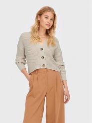 ONLY Kardigan Carol 15211521 Beżowy Relaxed Fit. Brązowe kardigany damskie Only, l, bez wzorów, z syntetyku. Za 119.99 zł.