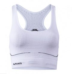 Biustonosz sportowy damski Uyn Motoyon Baselayer Bra High Support XS. Białe biustonosze sportowe damskie UYN, bez wzorów, z materiału. Za 70.49 zł.