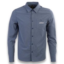 Koszula Ande Arizona M/L Dorośli. Niebieskie koszule męskie Ande, l, bez wzorów, z elastanu, bez kołnierzyka, bez ramiączek. Za 313.99 zł.