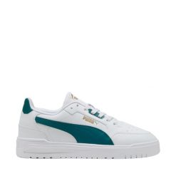 Buty Puma Downtown - skóra ekologiczna, wkładka SoftFoam+. Białe buty sportowe na co dzień męskie Puma, z materiału, bez zapięcia, trekkingowe. Za 190.99 zł.