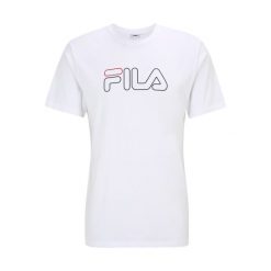 Koszulka Fila Sofades Logo. Białe t-shirty sportowe męskie Fila, uniwersalny, z bawełny, bez ramiączek, na fitness i siłownię. Za 53.00 zł.