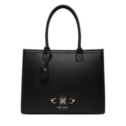 Torebka Nine West. Czarne torebki klasyczne damskie Nine West, bez wzorów, bez dodatków. Za 329.99 zł.