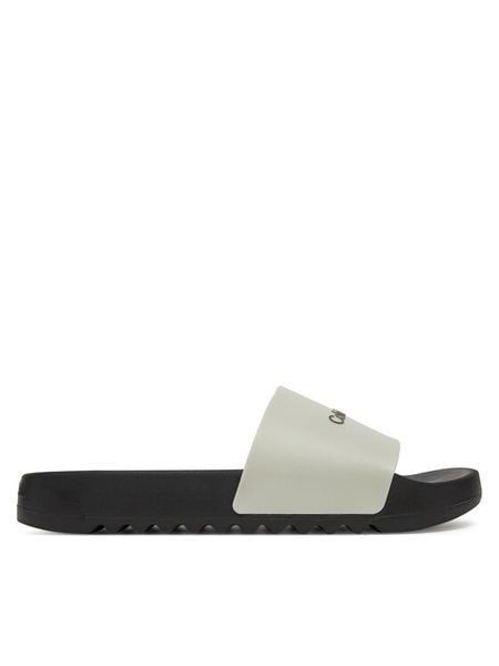 Calvin Klein Klapki Chunky Pool Slide Rub HM0HM01063 Szary. Szare klapki i japonki męskie CALVIN KLEIN, z syntetyku. Za 179.99 zł.