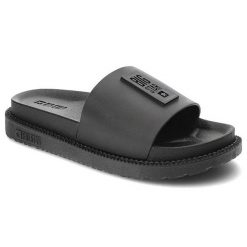 Czarne Klapki Big Star Modne Buty Na Lato. Czarne klapki damskie Big Star, bez wzorów, ze skóry, bez obcasa. Za 89.99 zł.