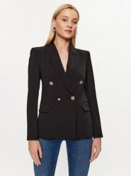 Liu Jo Marynarka CF3138 T2527 Czarny Regular Fit. Czarne marynarki i żakiety damskie Liu Jo, bez wzorów, z syntetyku. Za 999.99 zł.