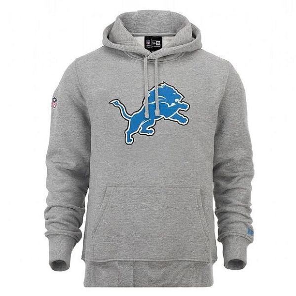 Bluza z kapturem Detroit Lions NFL. Szare bluzy z kapturem męskie New Era, m. Za 293.50 zł.