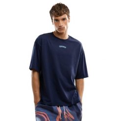 Męski luźny T-shirt Lifestyle Siroko IBZ Ibi Blue Stone. Niebieskie t-shirty męskie SIROKO, m, bez wzorów, z bawełny, bez kołnierzyka. Za 126.00 zł.