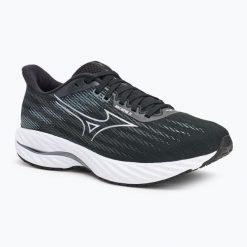 Buty do biegania męskie Mizuno Wave Inspire 21 2E. Czarne obuwie do biegania damskie Mizuno, mizuno wave. Za 569.99 zł.