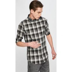 Tommy Hilfiger - Koszula. Czarne koszule męskie Tommy Hilfiger, l, bez wzorów, z bawełny, bez kołnierzyka, bez ramiączek. W wyprzedaży za 269.90 zł.