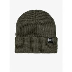 Czapka zimowa Super.natural City Beanie - black ink. Czarne czapki męskie Super.natural, na zimę, bez wzorów, sportowe. Za 109.99 zł.
