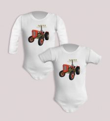 Zetor 4011 — body. Body niemowlęce nikiniki, bez wzorów, z bawełny, bez ramiączek. W wyprzedaży za 50.15 zł.
