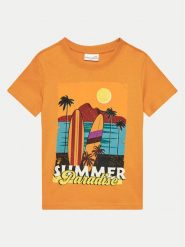 Coccodrillo T-Shirt WC4143204HBK Brązowy Regular Fit. Brązowe t-shirty chłopięce COCCODRILLO, bez wzorów, z bawełny, bez ramiączek. Za 49.99 zł.